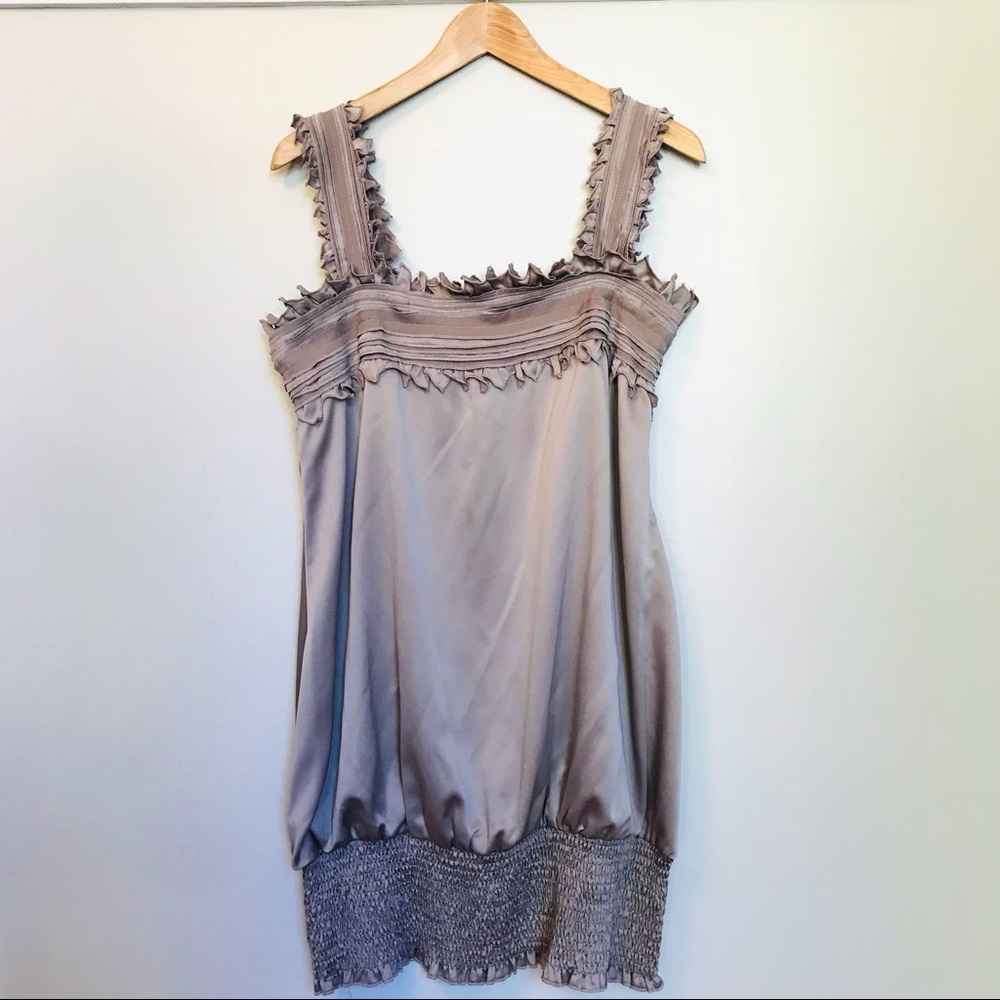 Esley Gray Mini Dress